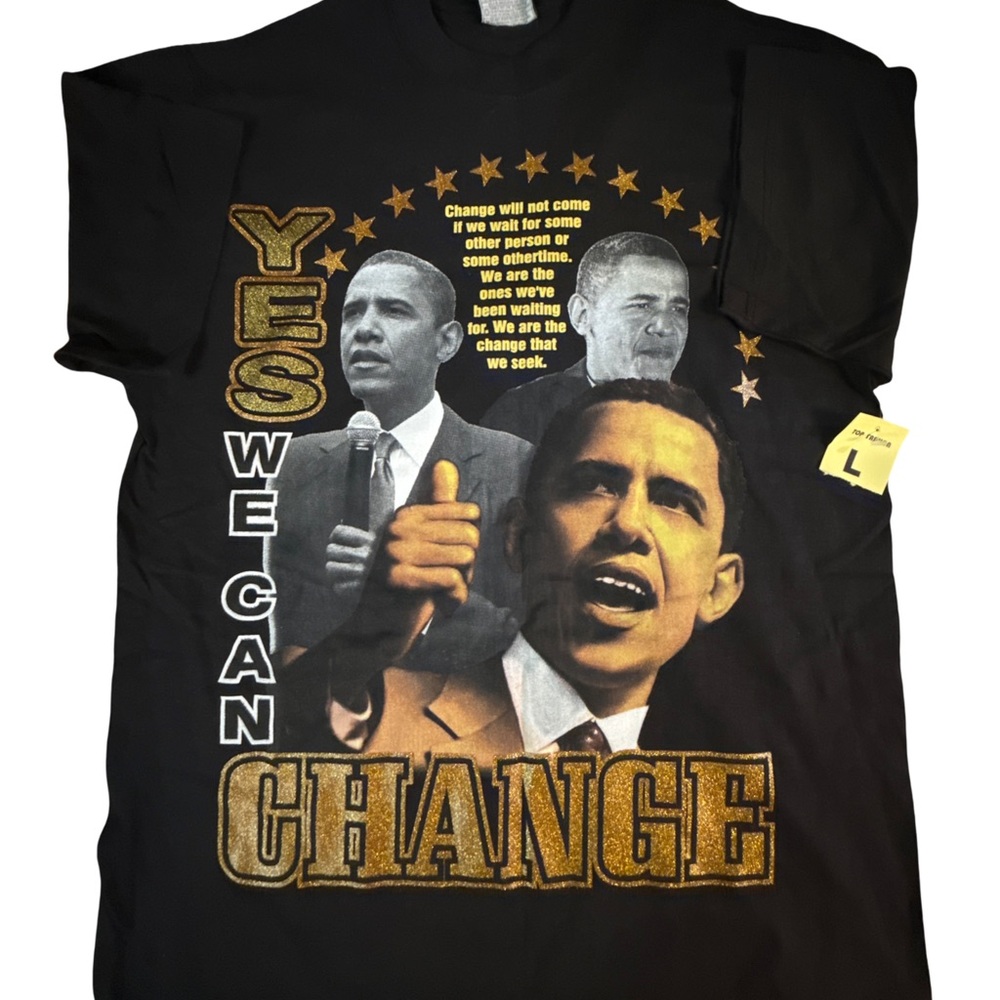 Pro Power Big&Tall Obama Graphic Print TShirt Large